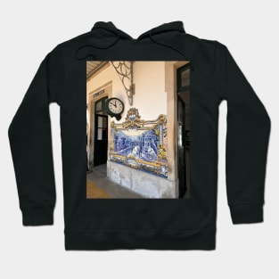 Train Station in Pinhao - Douro Valley - Portugal Hoodie